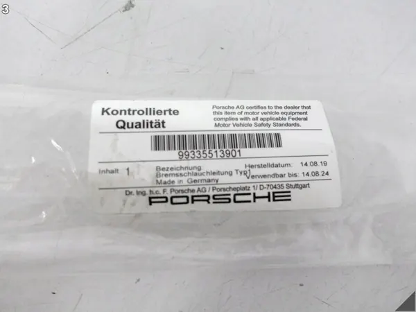 Porsche 993/964 Jarrujohto OEM 99335513901 Etu image 4