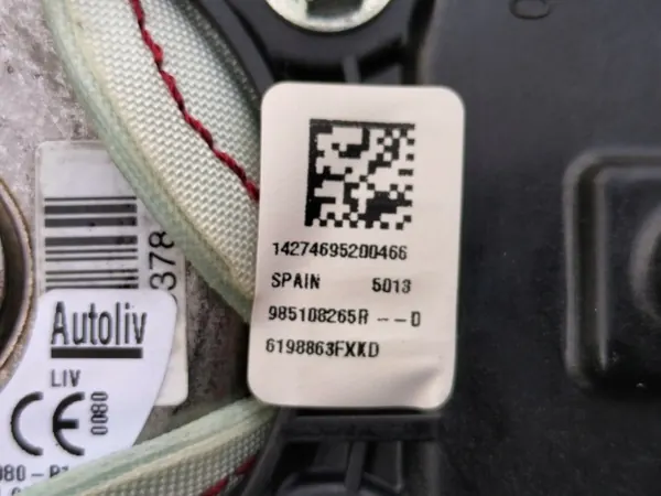OEM 985108265R 6 Airbag Conducteur Renault Captur I image 5