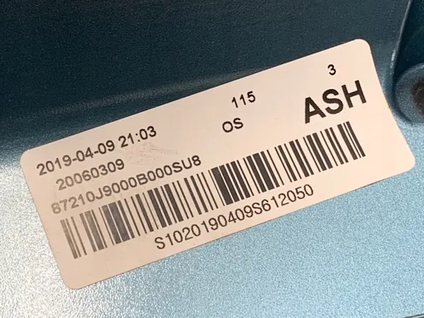 OEM 87210-J9000 takaspoileri Hyundai Konalle image 6