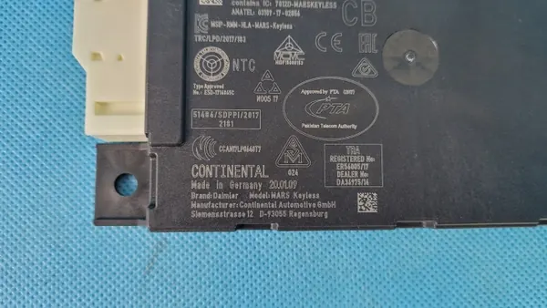 Módulo de controle Keyless Mercedes OEM A1679004416 image 3