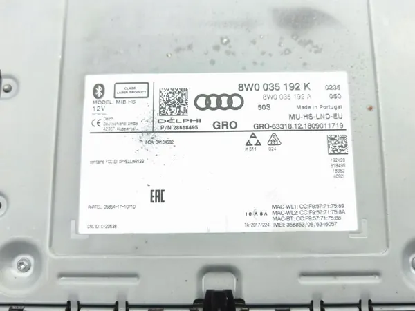 Changer CD/DVD Audi OEM 8W0035192K pour A4/S4 B9 image 8