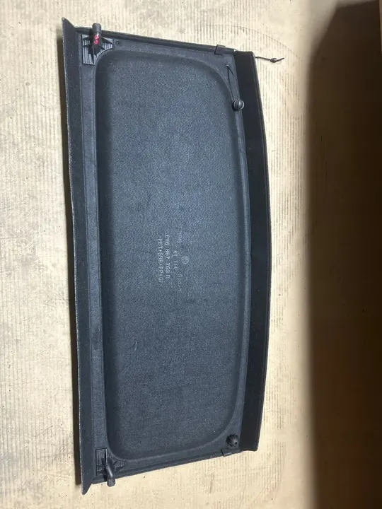 Volkswagen Polo MK5 V 6R 2009-2017 Prateleira do Porta-Malas Preta 6R6867769B image 3