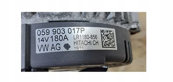 A6 C7 3.0 TDI Vaihtovirtageneraattori 180A image 3