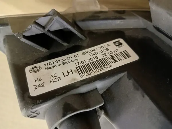 Farol Halógeno Esquerdo Dianteiro SEAT IBIZA V 5 6F 17- image 4