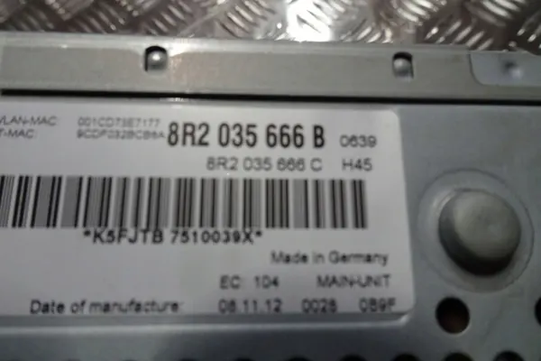 Lecteur de navigation Audi A5 8T OEM 8R203566B image 3