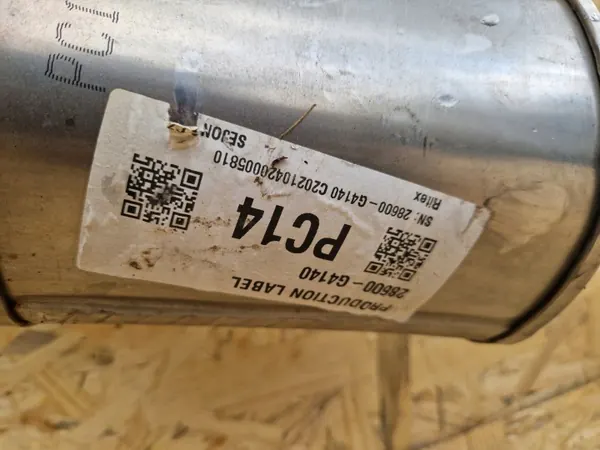Silenciador central OEM 28600-G4140 para Hyundai i30 III image 4