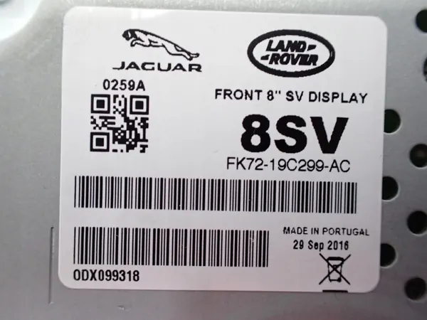 OEM HX63-18K812-BB Navigointinäyttö Jaguar F-Pace image 5