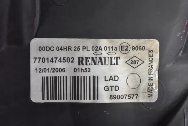 Refletor de Farol Esquerdo Xenon Renault Laguna II image 6