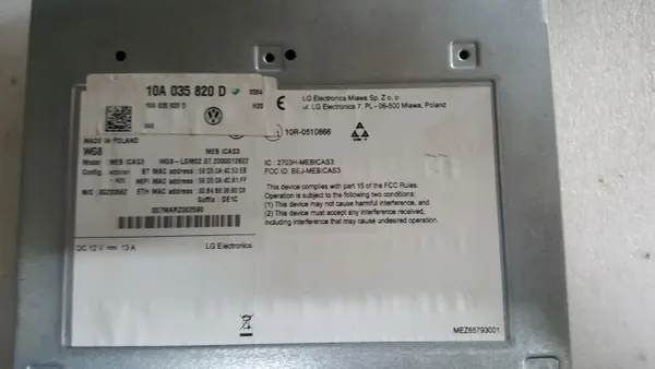 Lecteur Navigation OEM 10A035820D pour VW ID3 ID4 image 6