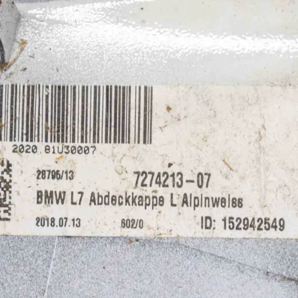 OEM 7274213 Vänster spegelhus BMW 3 Touring F31 image 3