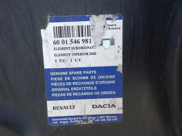 DACIA LOGAN I 2004- rechter dorpel image 5