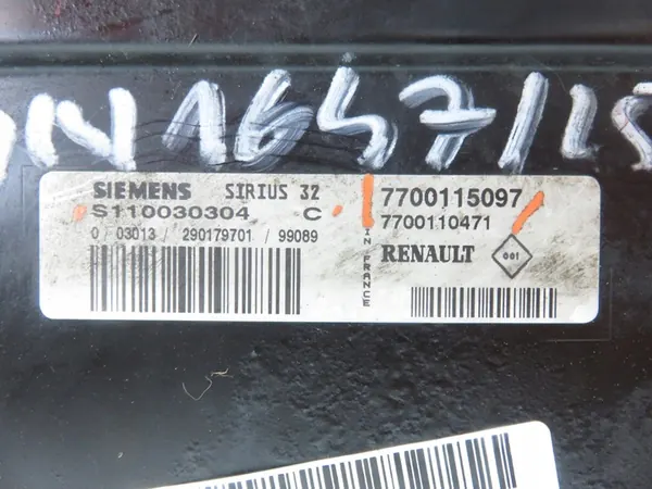 CONTROLEUR MOTEUR RENAULT CLIO II 7700115097 image 3