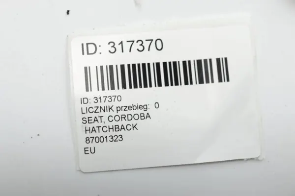 Tacho SEAT Cordoba OEM 87001323 Gebraucht image 6