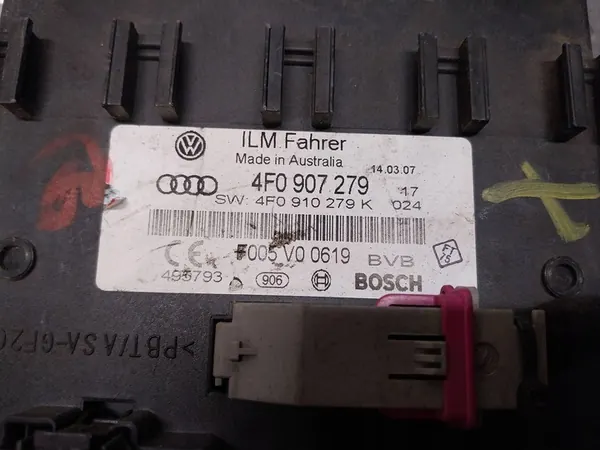 Módulo de Controle de Luz Audi A6 C6 Q7 4L 4F0907279 image 3
