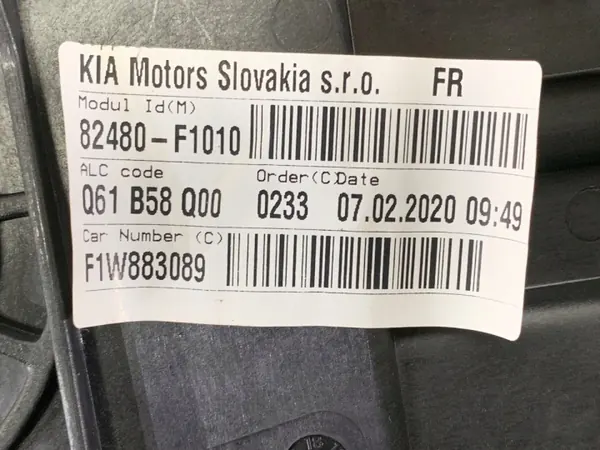OEM 82480-F1010 Régulateur de vitre avant droit Kia Sportage image 6