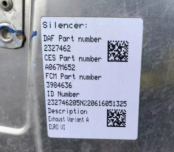 OEM 2327462 DAF Catalyseur & Silencieux image 5