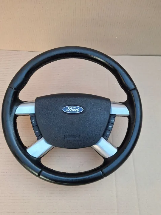 Ford Focus MK2 Nahkainen Ohjauspyörä OEM 4M51-3600-CL image 2