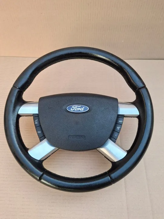 Ford Focus MK2 Nahkainen Ohjauspyörä OEM 4M51-3600-CL image 7