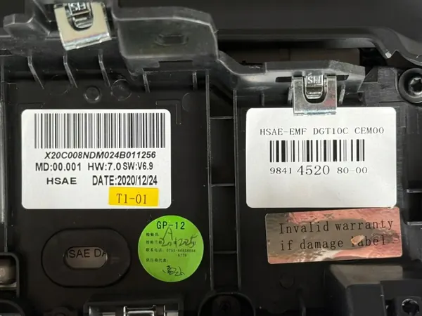 Écran radio navigation OEM 9841452080 Peugeot 208 II image 6
