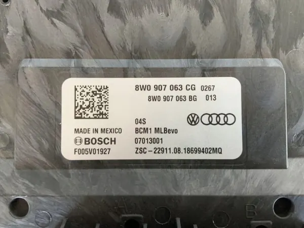 Comfortmodule Audi A4 OEM 8W0907063CG Gebruikt image 5