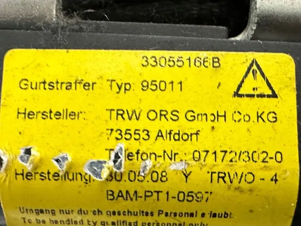 Säkerhetsbälte Lancia Delta III OEM 33055166B - Höger fram image 9