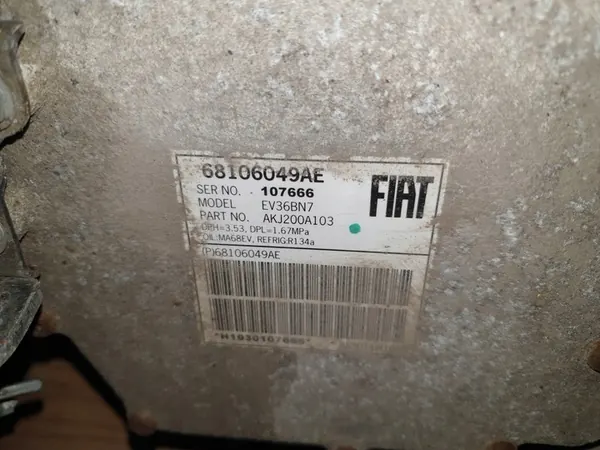 Compressore Aria Condizionata 500E 2015 USA OEM 68106049ae image 2