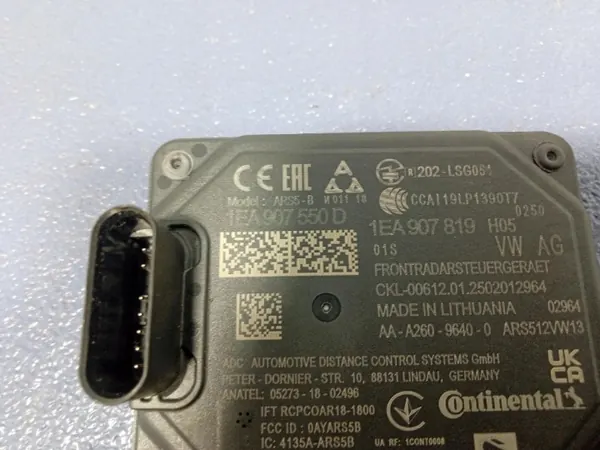 Skoda OE OEM 1EA907819D Radar Distronic ACC image 3