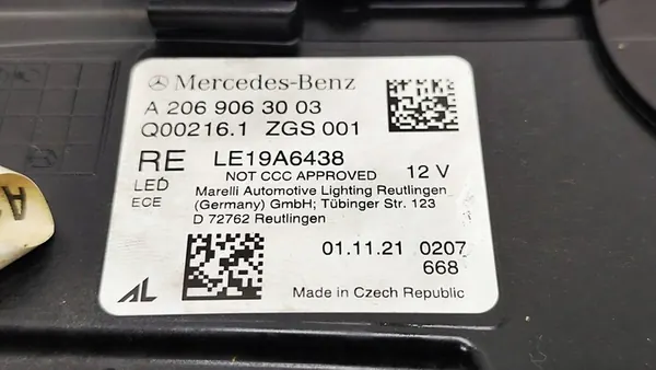 Mercedes-Benz C-Klasse W206 Digitale Licht A2069063003 image 7