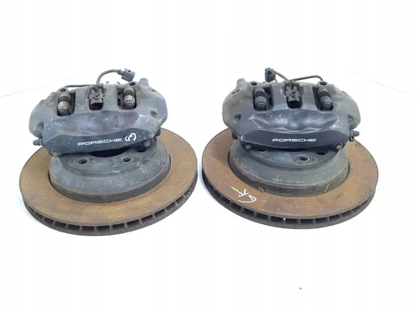 Jeu disques et étriers frein arrière Porsche Cayenne OEM UVY22731 image 2