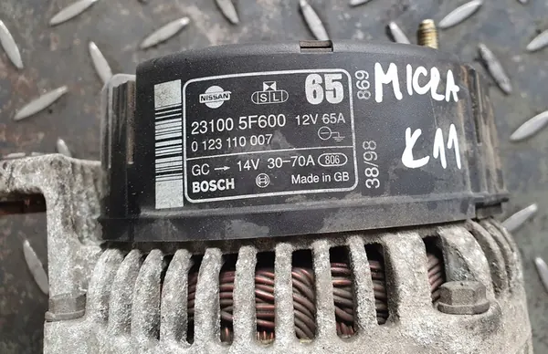 ALTERNATOR NISSAN MICRA II K11 1.0 OEM 23100-5F600 image 2