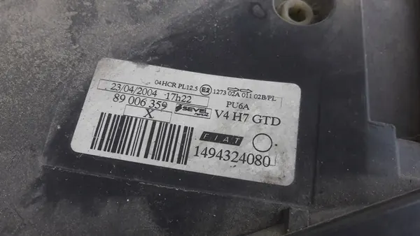 Vasen Ajovalot Fiat Ulysse II image 6