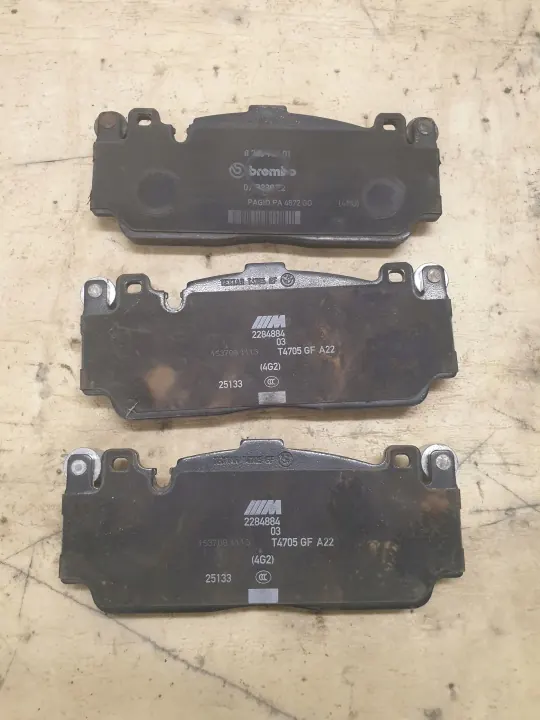 Gebrauchte Bremsbeläge vorne BMW OE 34112284869 image 6