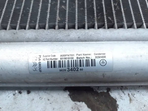 Peugeot Partner III AC-koeler OEM 9829340280 image 3