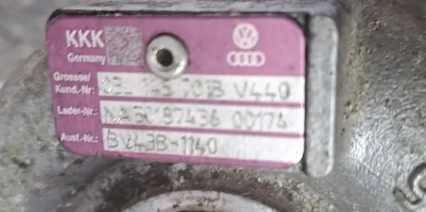 SEAT EXEO I 2.0 TDI Turboaggregat 03L145701B image 2