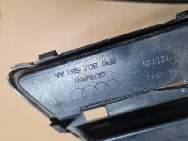 AUDI A3 LIFT 8P0 FRONT BUMPER GRILLE LEFT OEM image 10