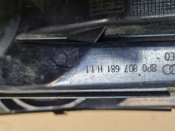 AUDI A3 LIFT 8P0 FRONT BUMPER GRILLE LEFT OEM image 7