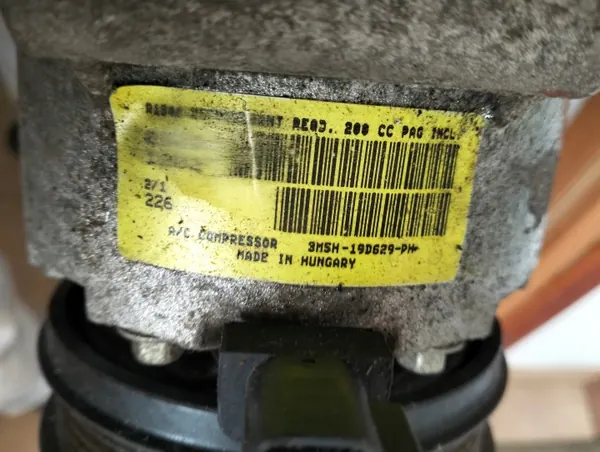Compresseur climatisation Volvo 3M5H-19D629 C30 S40 V50 C70 image 5