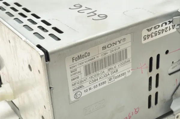 Radio Sony OEM BV4T-18C939-DA pour Ford Kuga MK1 image 7