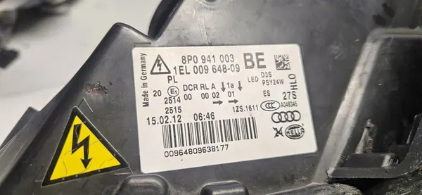 AUDI A3 8P LIFT FARO XENON LED IZQUIERDO 8P0941029BE image 5