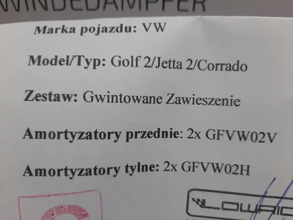 Ensemble de suspension à coilovers VW Golf II Jetta II Corrado TA Technix image 3