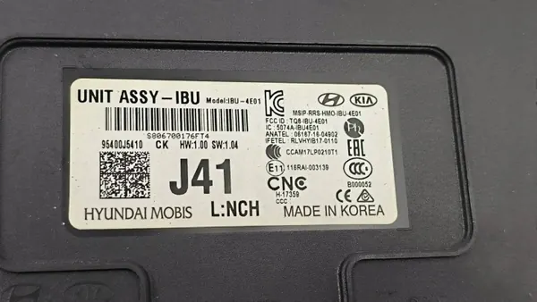 Module de contrôle KIA Stinger OEM 95400J5410 image 5