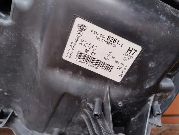 Rechter Koplamp Lens Mercedes W212 2009-2012 A2128208261 image 6