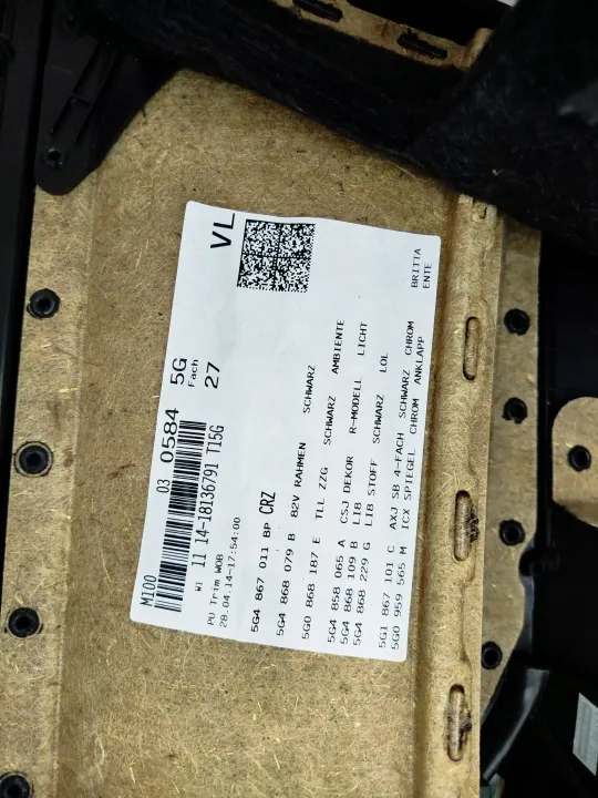 OEM 5G4867011BP Vänster Framdörrspanel VW Golf VII image 6