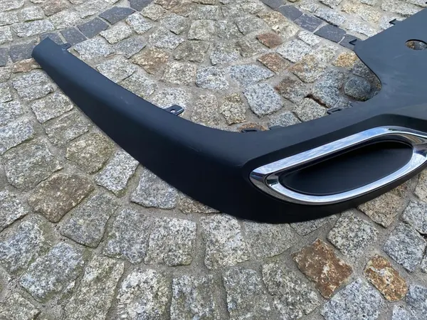 MERCEDES 206 C KLASSE BAKRE STÖTFANGARE SPOILER KROM image 4