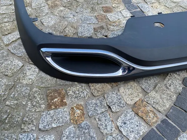 MERCEDES 206 C KLASSE BAKRE STÖTFANGARE SPOILER KROM image 5