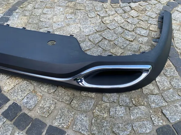 MERCEDES 206 C KLASSE BAKRE STÖTFANGARE SPOILER KROM image 8