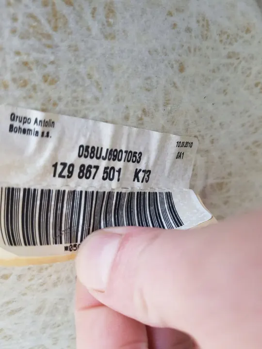 OEM 1Z9867501 Katkovalon kansi Skoda Octavia II RS VRS image 7