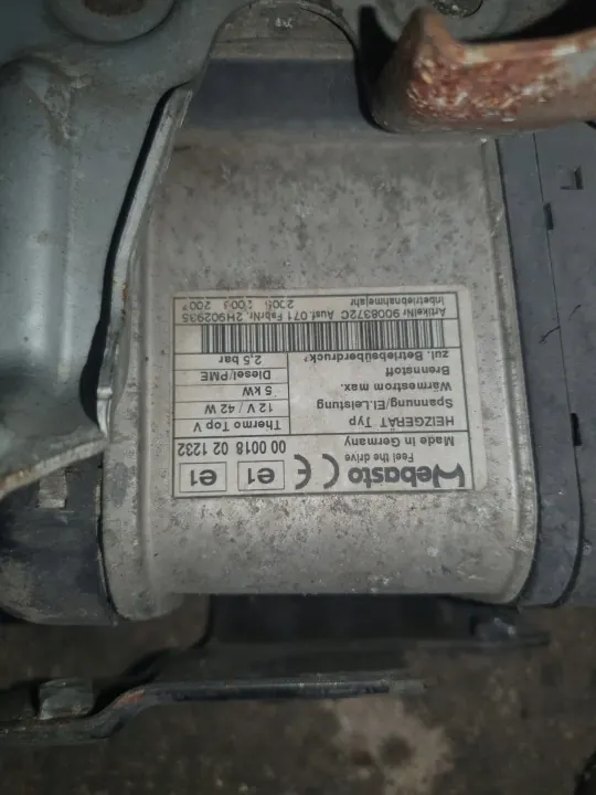 Webasto VW Touran I 1K0815065R 2.0 TDI Gebruikt image 4