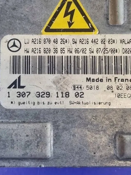 Mercedes-Benz S W221 Xenon Light Module A2168704826 image 3