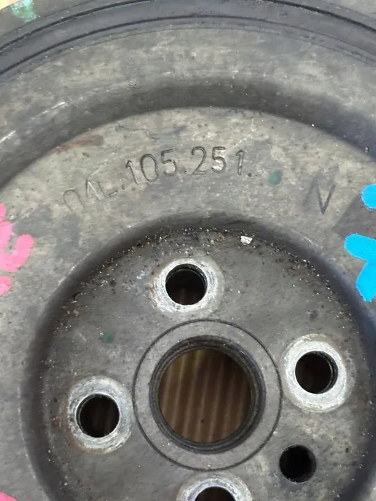 Polia do virabrequim MAN TGE VW Crafter T6.1 OEM 04L105251N image 2